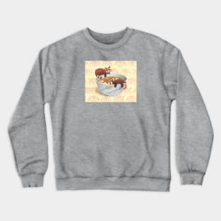 Sleeping Red Pandas Crewneck Sweatshirt